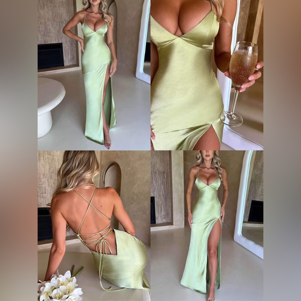 BABYBOO ISOBEL MAXI DRESS IN SAGE✨